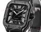 THB Factory Cartier Santos de Cartier Men's 9015 Watches Black Full Diamond Case (9)_th.jpg